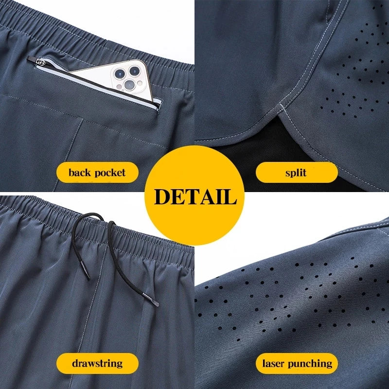 Men’s Double Layer Running Shorts