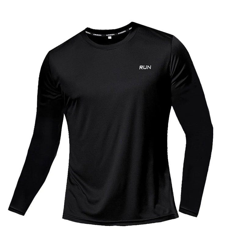 Men’s Ice Silk Long Sleeve Shirt