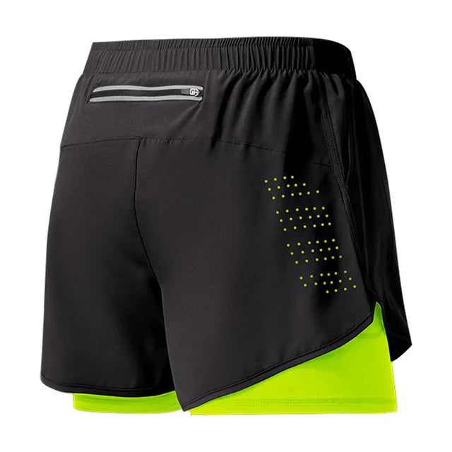 Men’s Double Layer Running Shorts