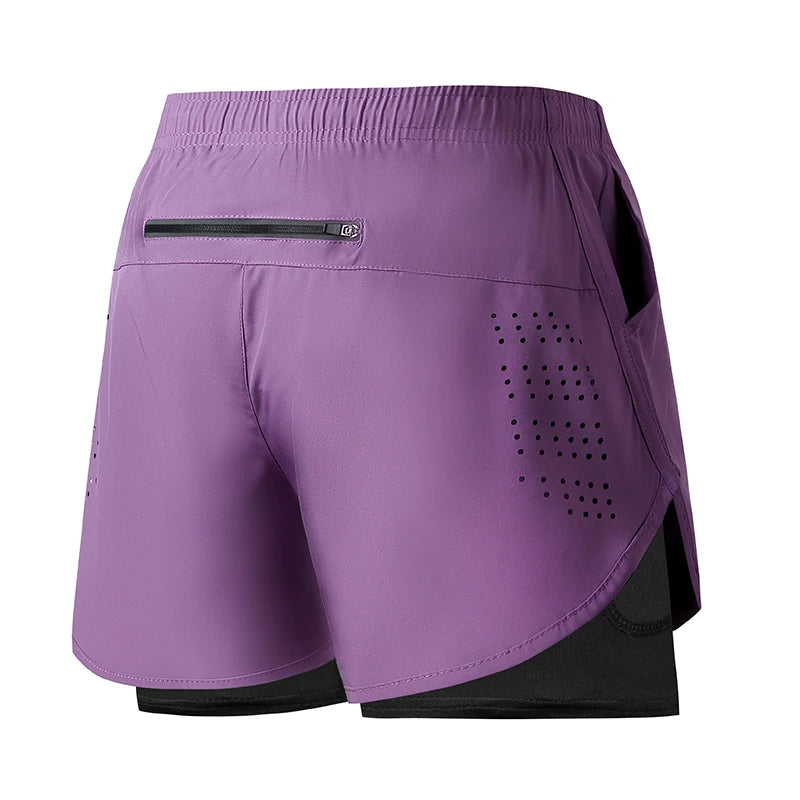 Men’s Double Layer Running Shorts