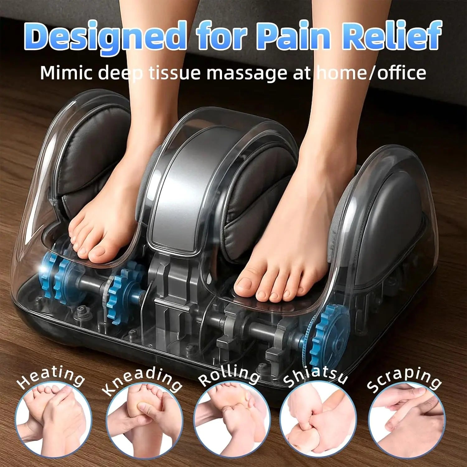 Heated Foot Massager Machine