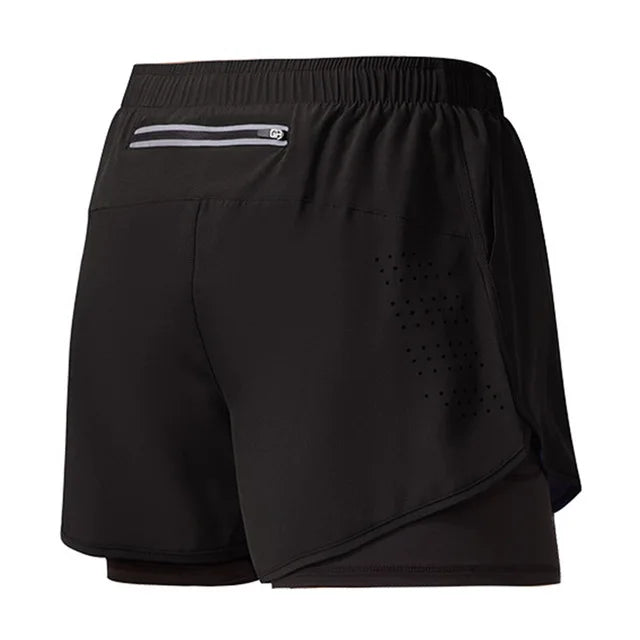 Men’s Double Layer Running Shorts