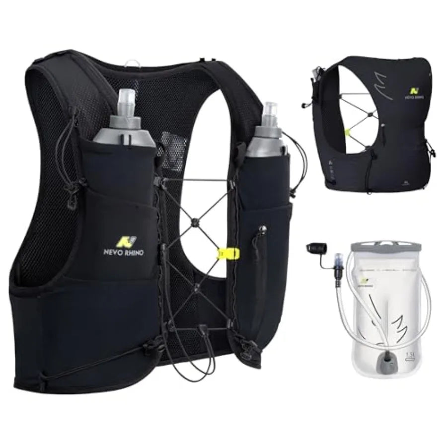 Hydration Vest with Soft Flasks
