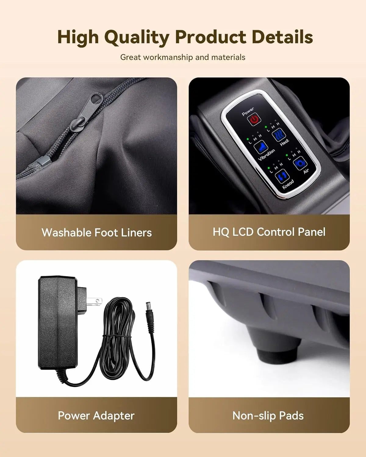 2-in-1 Foot & Calf Massager