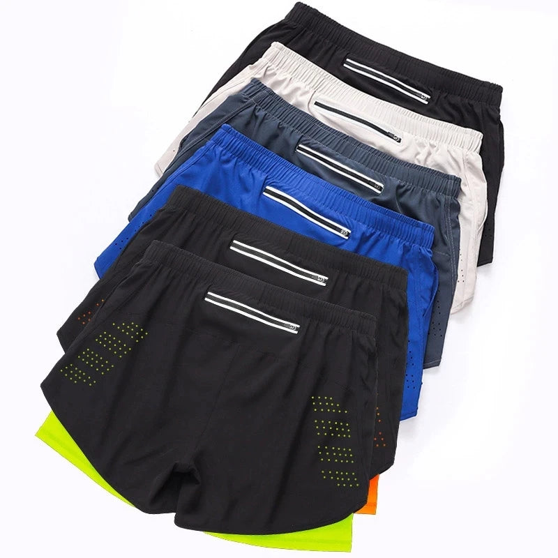 Men’s Double Layer Running Shorts