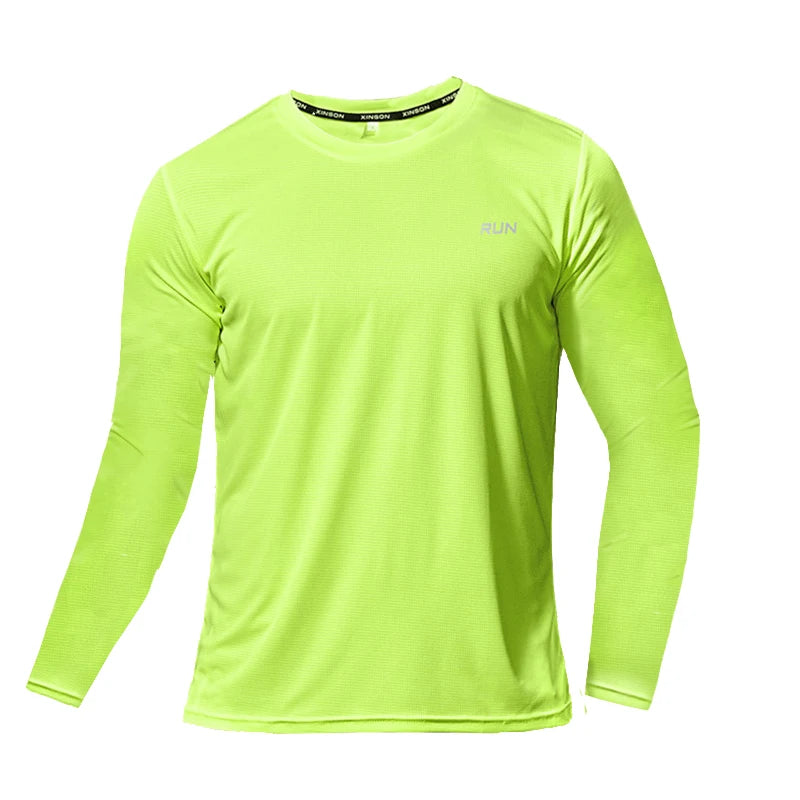 Men’s Ice Silk Long Sleeve Shirt