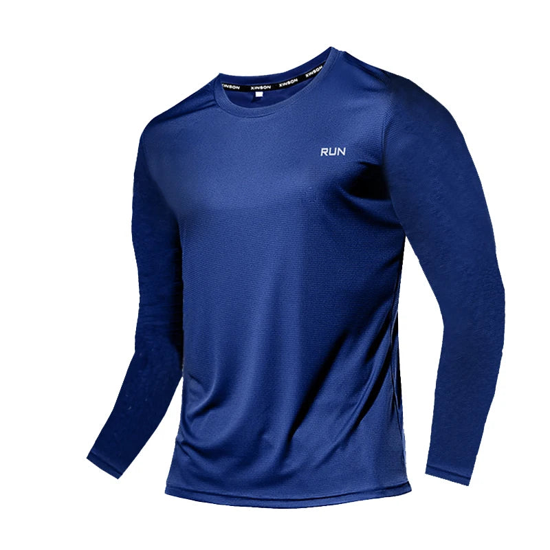Men’s Ice Silk Long Sleeve Shirt