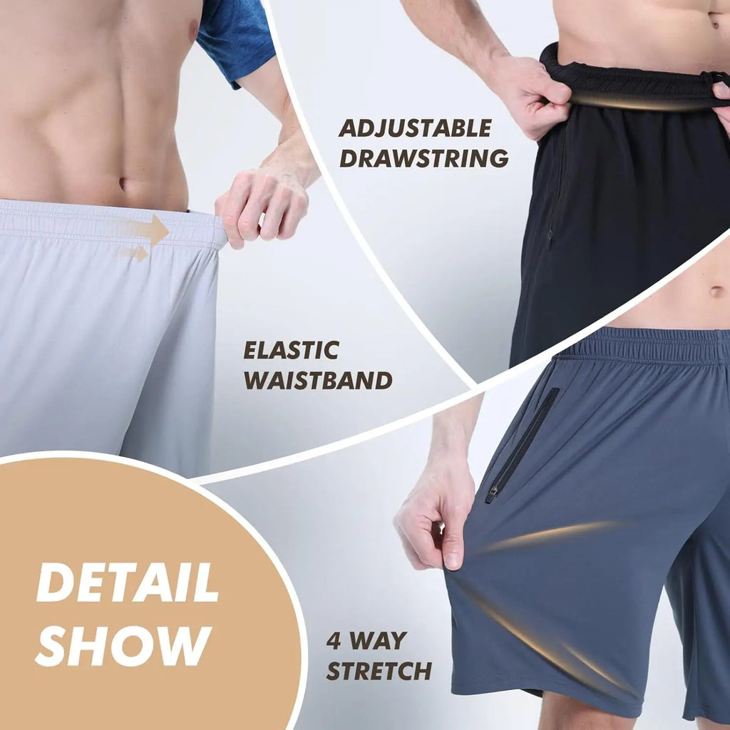 Men’s Athletic Shorts (5-Pack)