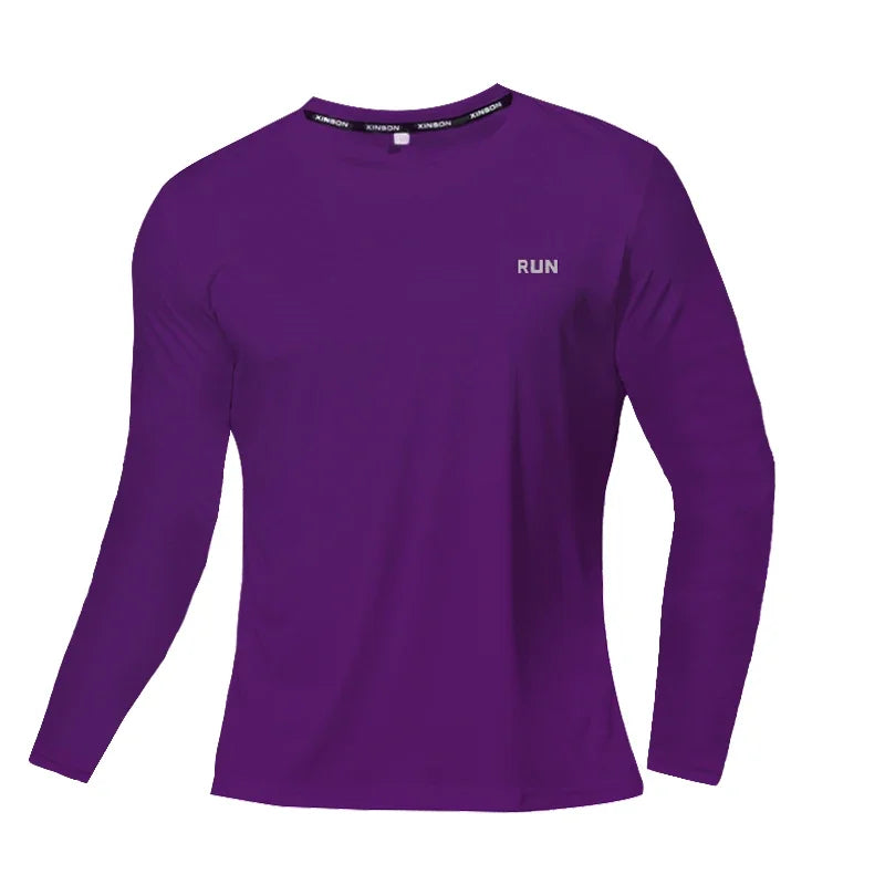 Men’s Ice Silk Long Sleeve Shirt