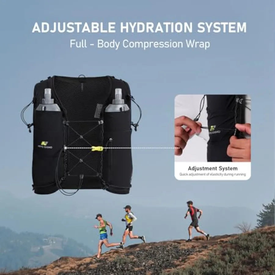 Hydration Vest with Soft Flasks