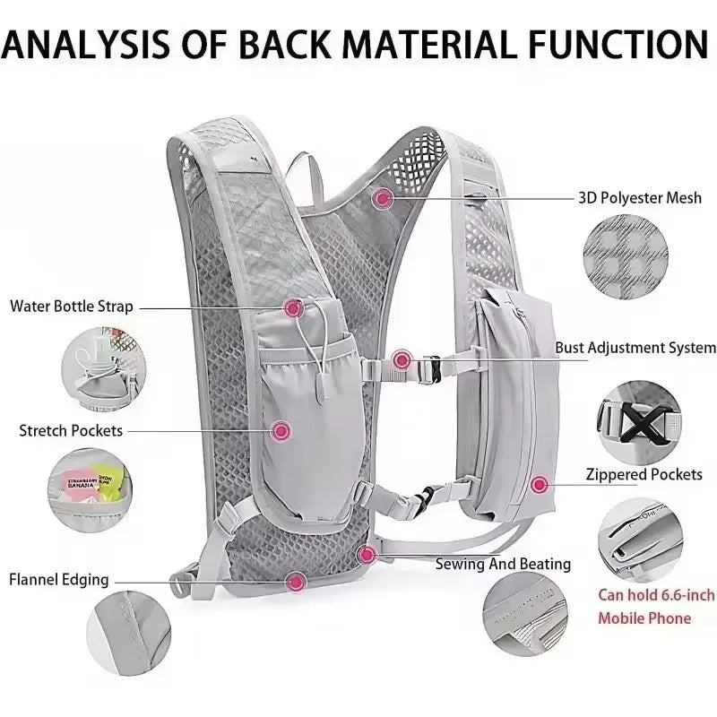 Running Hydration Chest Pack