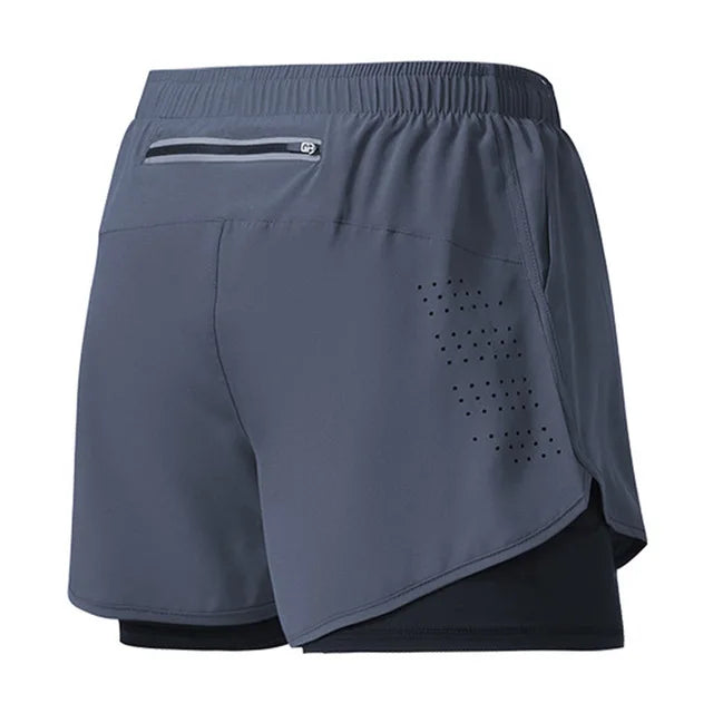Men’s Double Layer Running Shorts