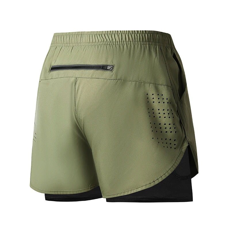 Men’s Double Layer Running Shorts
