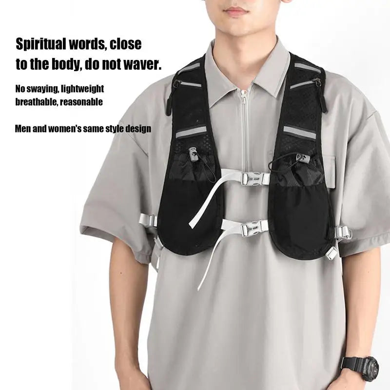 Reflective Running Hydration Vest
