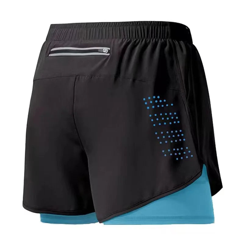 Men’s Double Layer Running Shorts