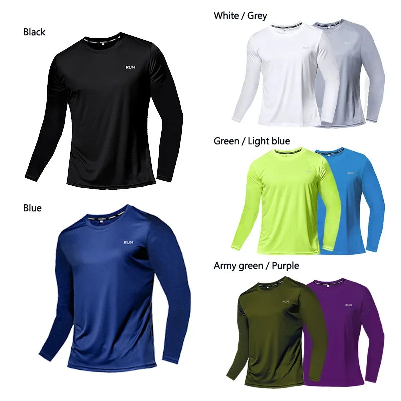 Men’s Ice Silk Long Sleeve Shirt