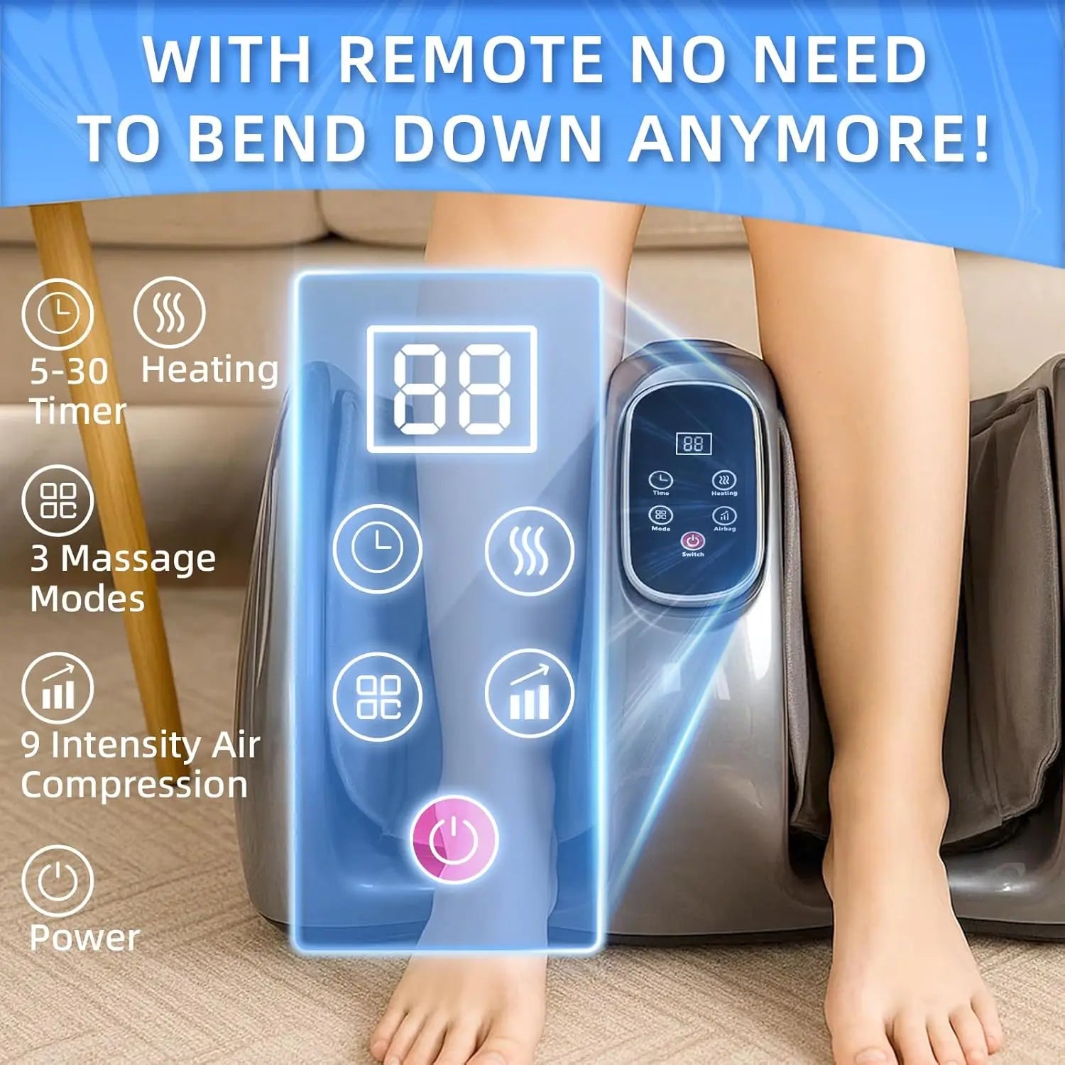 Heated Foot Massager Machine