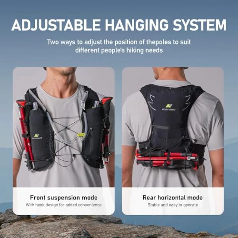 Hydration Vest with Soft Flasks